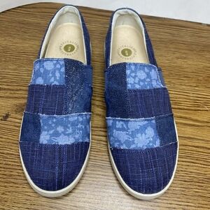 Revitalign Women's Navy Blue Sneakers Low Top Slip On Comfort Shoes Size 9.5B